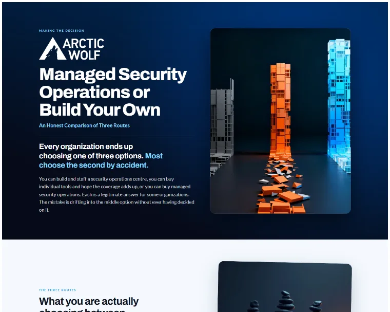 Managed Operations or Build Your Own page